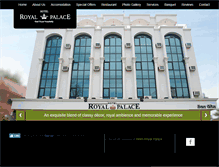Tablet Screenshot of hotelroyalpalace.in
